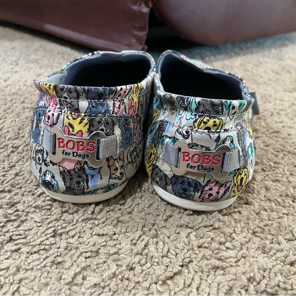 Bobs Skechers Plush Pastel Pups Slip On Sneakers Comfort Memory Foam Women’s 7.5 - Picture 3 of 8